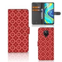 Xiaomi Redmi Note 9 Pro | Note 9S | Telefoon Hoesje | Batik Rood