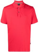 BOSS polo à logo brodé - Rouge