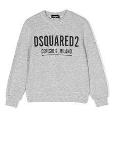 DSQUARED2 KIDS sweat à logo imprimé - Gris