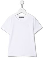 Acne Studios Kids t-shirt à patch Face - Blanc