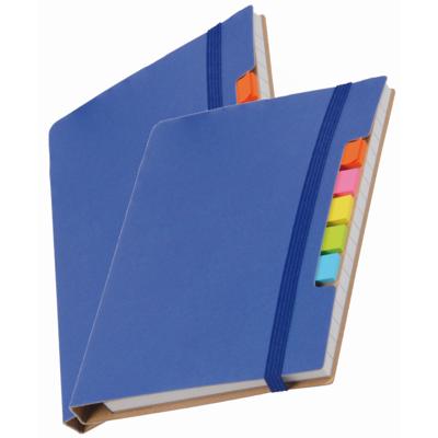 Schoolschrift / notitieboekje - Pakket van 4x stuks - A6 formaat - 70 gelinieerde pagina's - blauw -