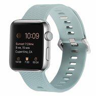 Siliconen bandje met motief - Emerald Green - Geschikt voor Apple Watch 38mm / 40mm / 41mm