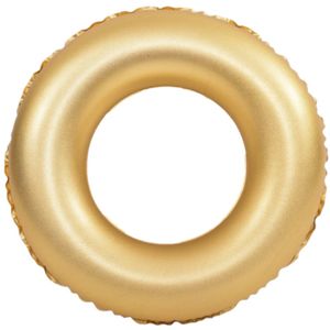 Opblaasbare zwembad band/ring goud 90 cm   -