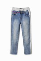 Hybride jogging jeans - BLUE - XS - thumbnail