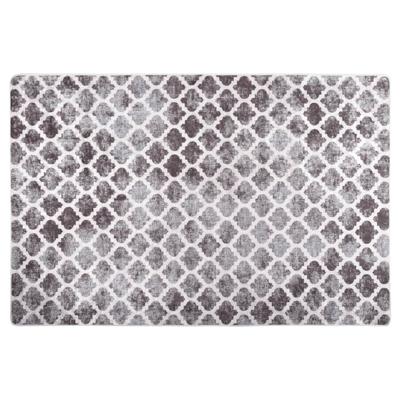 Vloerkleed wasbaar anti-slip 80x150 cm meerkleurig