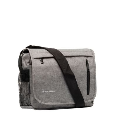 New Rebels ® Heaven25 - Medium Schoudertas A5 - Crossbodytas met flap - Grijs