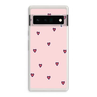 Hartjes: Google Pixel 6 Pro Transparant Hoesje