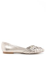 Sarah Chofakian ballerines Victoria en cuir - Argent