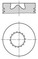 Mahle Original Zuiger 002 81 00 - thumbnail