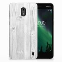 Nokia 2 | Bumper Hoesje | White Wood