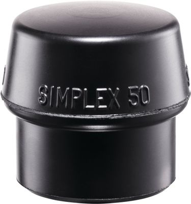 Halder Kunststofhamerkop | hoofd-d. 30 mm | rubber zwart middelhard | 1 stuk - 3202.030 3202.030