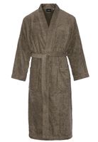 Kimono badstof katoen - taupe-l/xl Kimono badstof katoen - taupe-l/xl