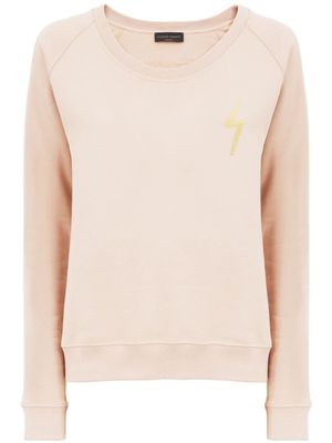 Giuseppe Zanotti sweat en coton Hanane à logo brodé - Tons neutres
