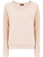 Giuseppe Zanotti sweat en coton Hanane à logo brodé - Tons neutres