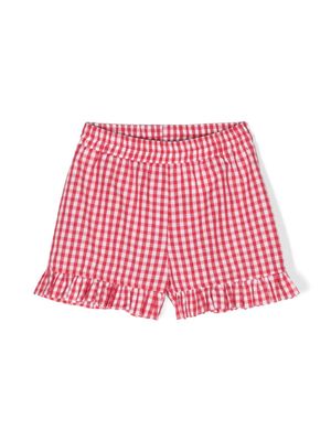 Monnalisa short à carreau vichy - Rouge