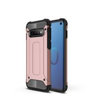 Magic Armor TPU + PC combinatie Case voor Galaxy S10 (Rose Gold)
