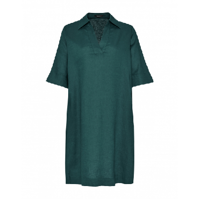 Opus - Groen | Dames | Jurk | Groen | 34 | regular | Kamst mode