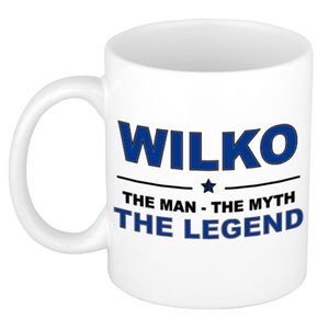 Wilko The man, The myth the legend collega kado mokken/bekers 300 ml