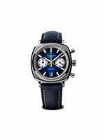 Duckworth Prestex montre chronographe Sunburst 42 mm - Bleu