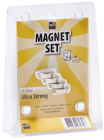 magpaint magneten set ultra-sterk pushpin 4 stuks - thumbnail
