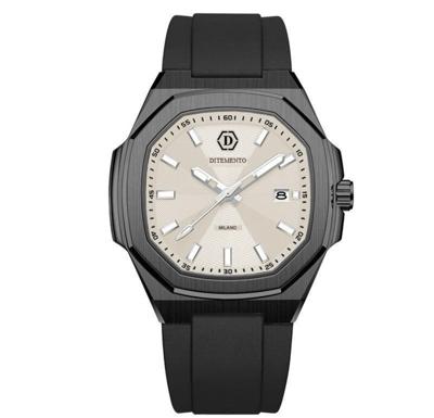 Ditemento Endeavour Champagne Horloge Heren Beige - Maat One Size - Kleur: BeigeZwart | Soccerfanshop