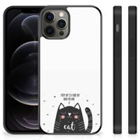 iPhone 12 Pro Max | Bumper Hoesje | Cat Good Day