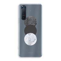 Marmeren cirkels: Sony Xperia 5 II Transparant Hoesje