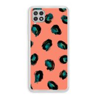 Pink Cheetah: Samsung Galaxy A22 4G Transparant Hoesje