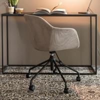 ZILT Bureaustoel 'Mauricio' Rib, kleur Grijs