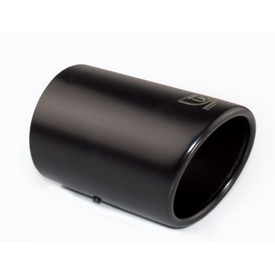 Ulter Sport Uitlaatsierstuk - Rond 80mm - Lengte 120mm - Montage 45-65mm - Zwart RVS USNX80B