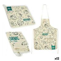 Keukenset Kinvara 1105 Organic Blauw Wit Polyester 2 Onderdelen