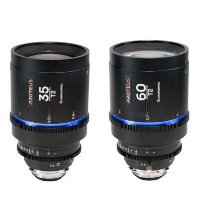 Laowa Proteus 2x Anamorphic bundel (35mm, 60mm) - Blue - Arri PL+EF