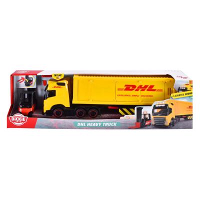 Dickie toys vrachtwagen dhl met heftruck met licht en geluid
