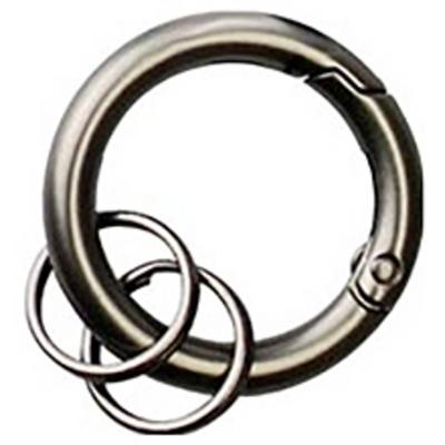 Basi 0006-0156 4026434178845 Sleutelring Grijs (mat), Zwart 10 stuk(s)