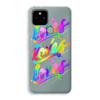 Loves: Google Pixel 5 Transparant Hoesje