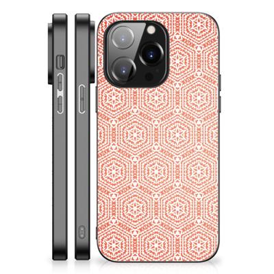 iPhone 14 Pro Back Case Pattern Orange
