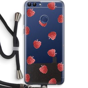 Framboosjes: Huawei P Smart (2018) Transparant Hoesje met koord