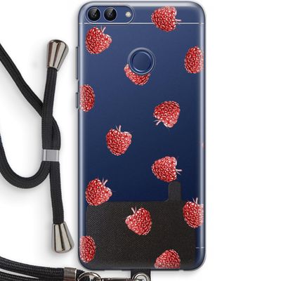 Framboosjes: Huawei P Smart (2018) Transparant Hoesje met koord