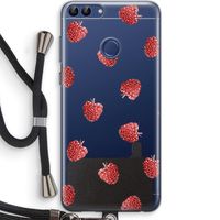 Framboosjes: Huawei P Smart (2018) Transparant Hoesje met koord