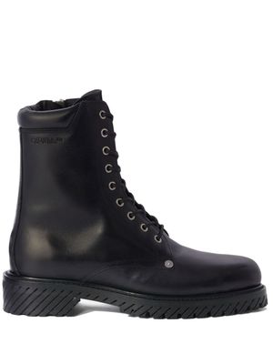 Off-White bottines à semelle Diag - Noir