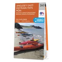 Wandelkaart - Topografische kaart 263 OS Explorer Map Anglesey East | Ordnance Survey - thumbnail