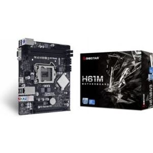 Biostar H61MHV3 moederbord Intel® H61 LGA 1155 (Socket H2) micro ATX