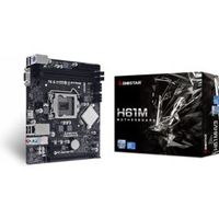 Biostar H61MHV3 moederbord Intel® H61 LGA 1155 (Socket H2) micro ATX - thumbnail