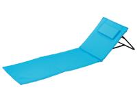 CRIVIT Ligmat met rugleuning (Blauw)