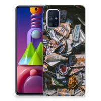 Samsung Galaxy M51 | Siliconen hoesje | met foto Badges