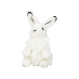 Pluche kleine sneeuw haas knuffel van 15 cm