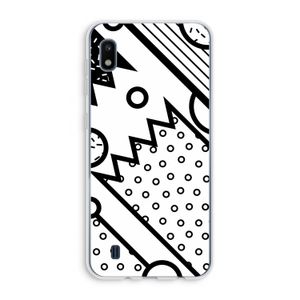 Pop Art #4: Samsung Galaxy A10 Transparant Hoesje