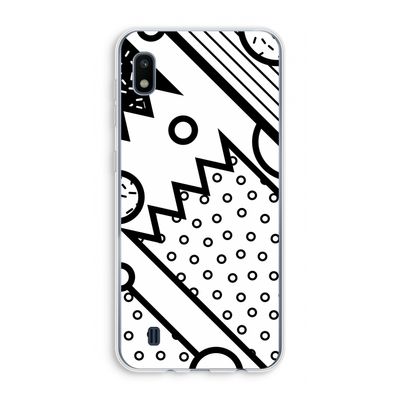 Pop Art #4: Samsung Galaxy A10 Transparant Hoesje