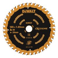 DeWalt Accessoires Cirkelzaagblad 165x20x40t Finish, kerf 1,65mm - DT10640-QZ - DT10640-QZ