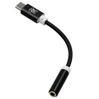 Hat Prince USB 3.1 Type-C / 3,5 mm audio-adapter - zwart - thumbnail